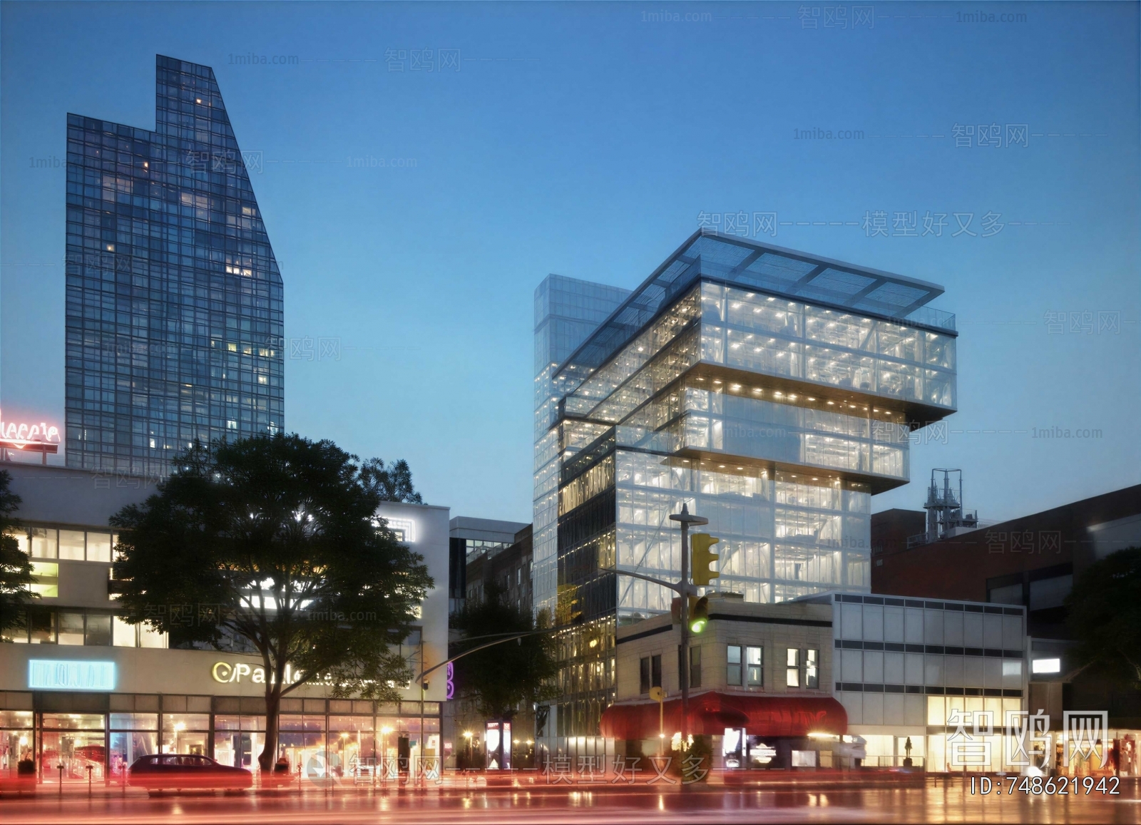 Modern Appearance Of Commercial Building