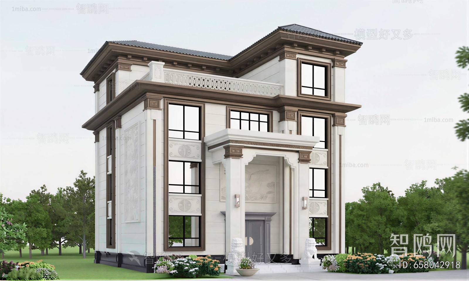 New Chinese Style Detached Villa