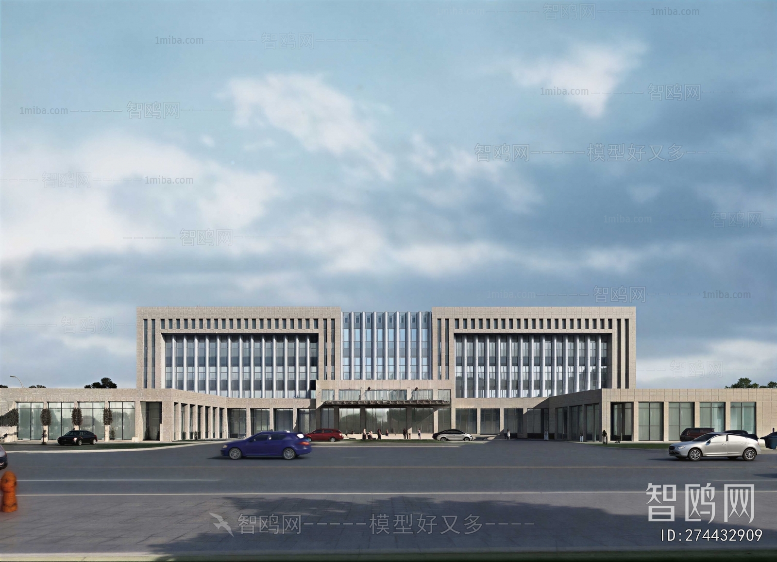 Modern Appearance Of Commercial Building