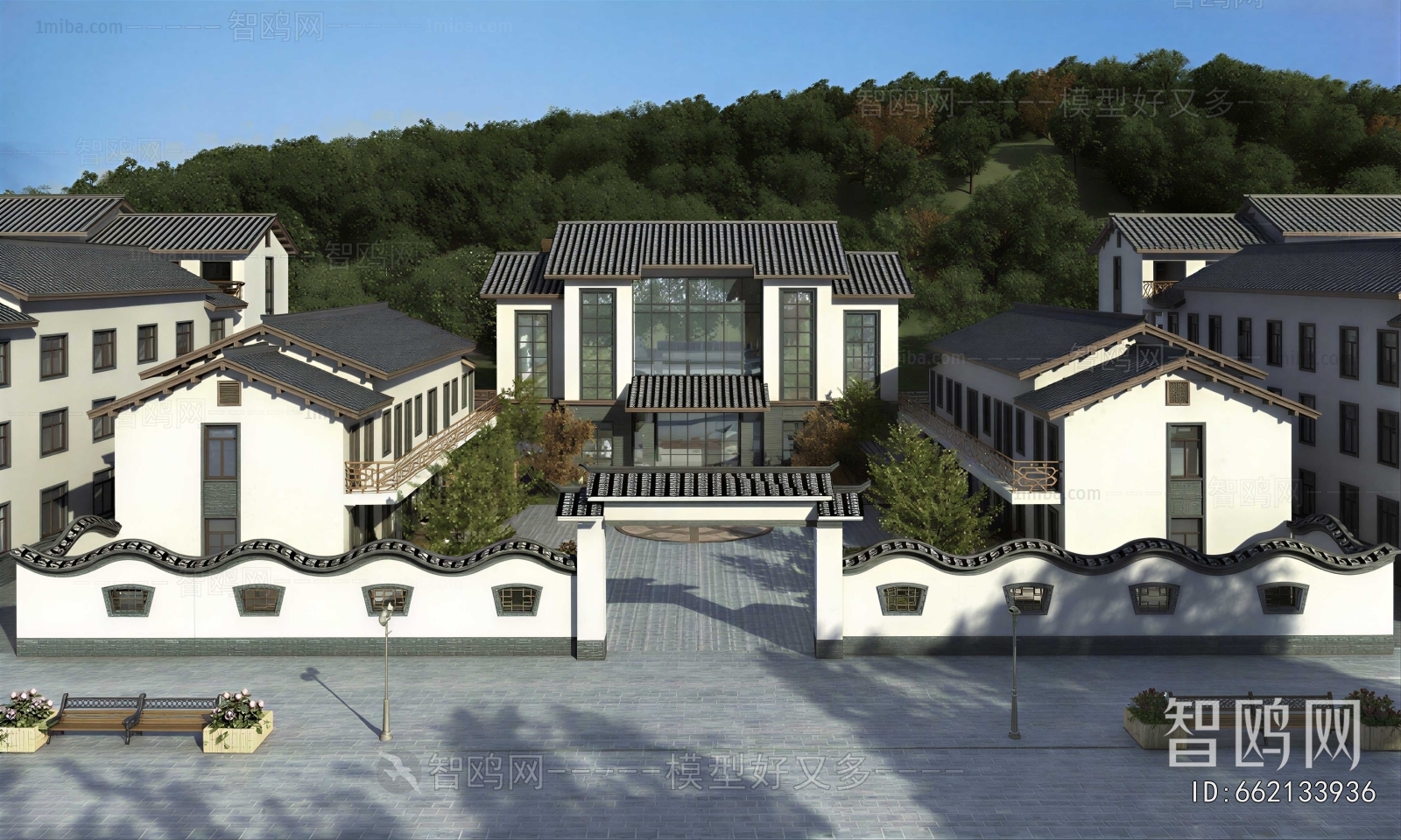 New Chinese Style Residential Building