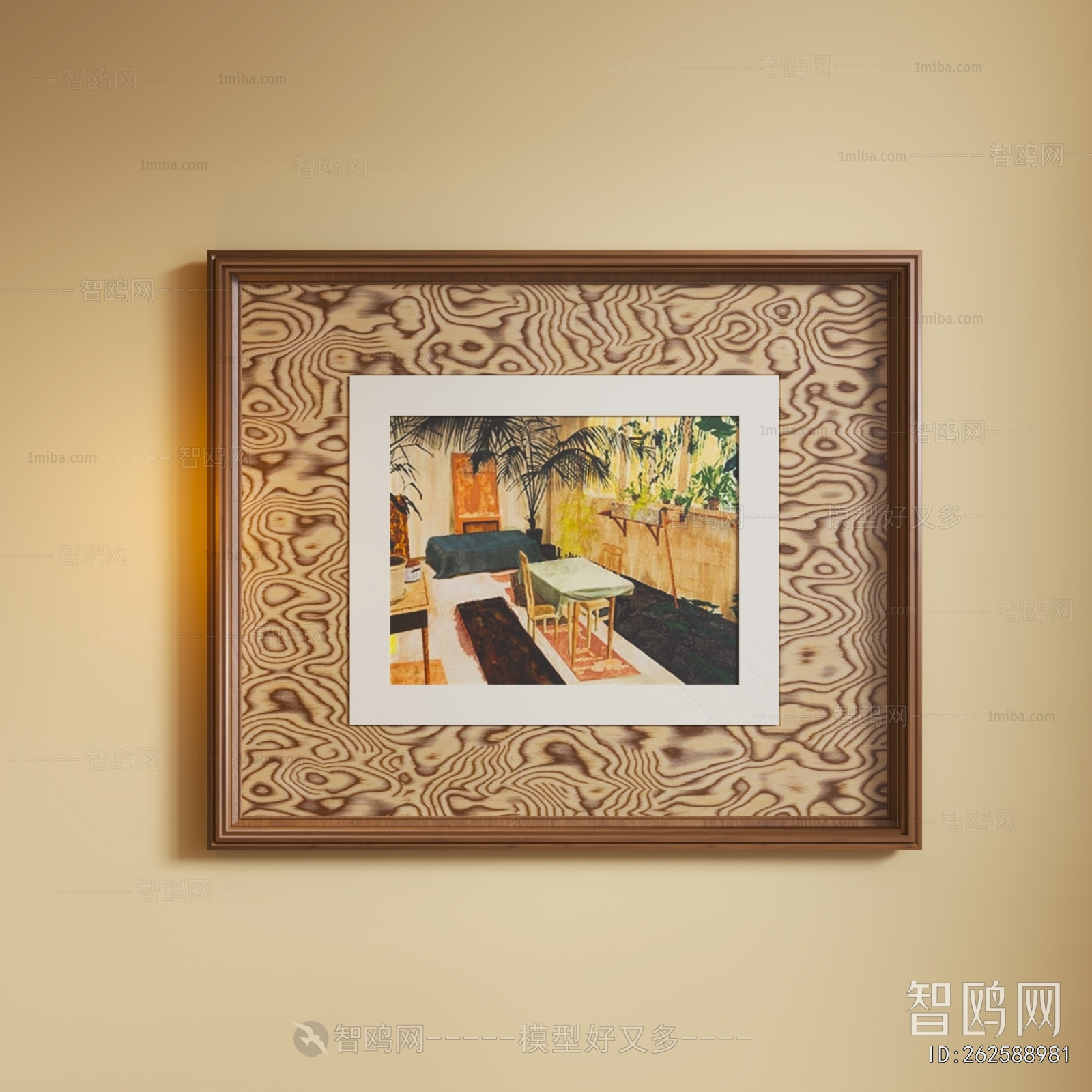 Retro Style Oil Painting