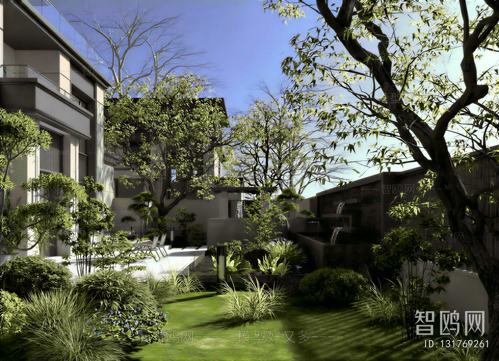Modern Courtyard/landscape