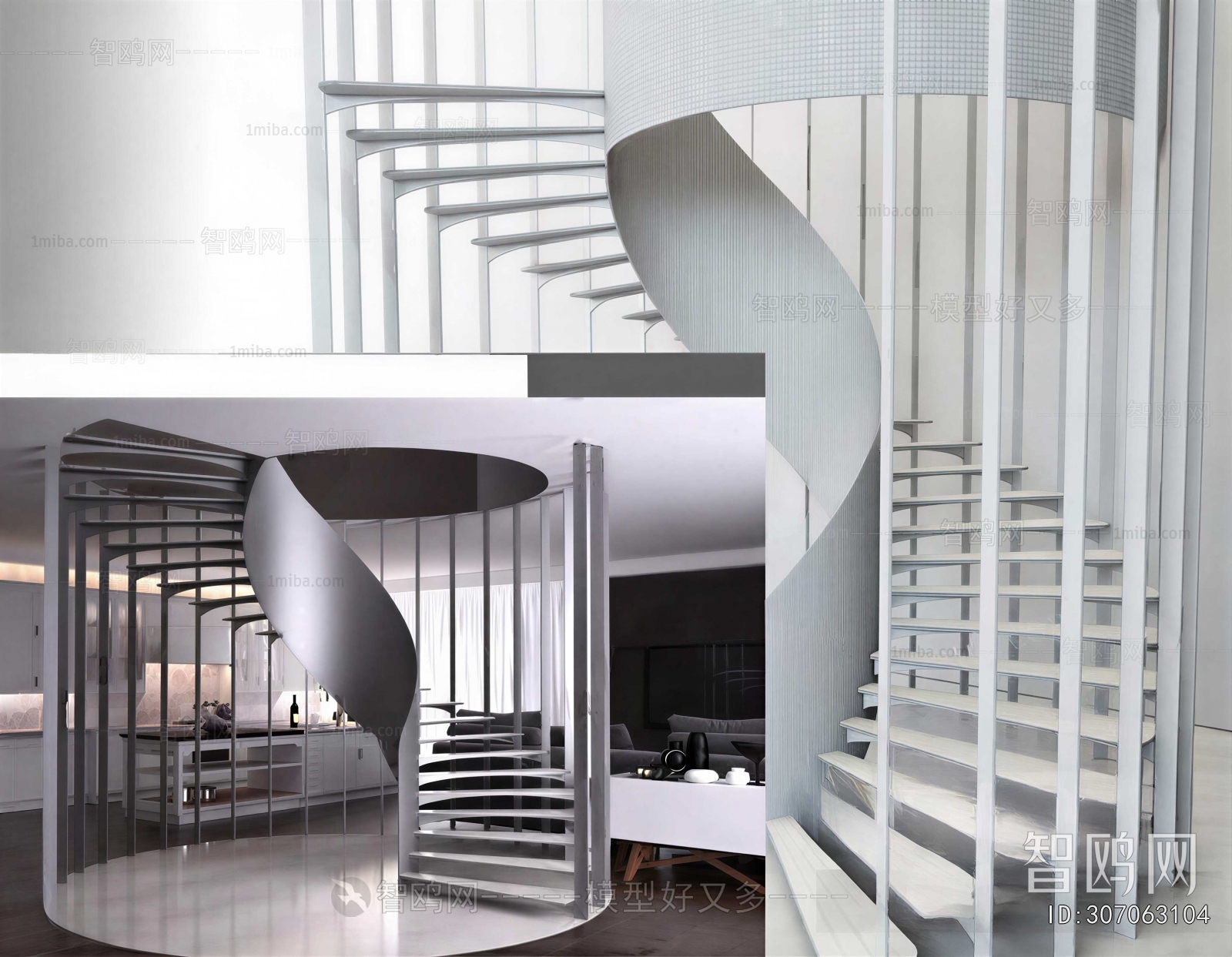 Modern Rotating Staircase