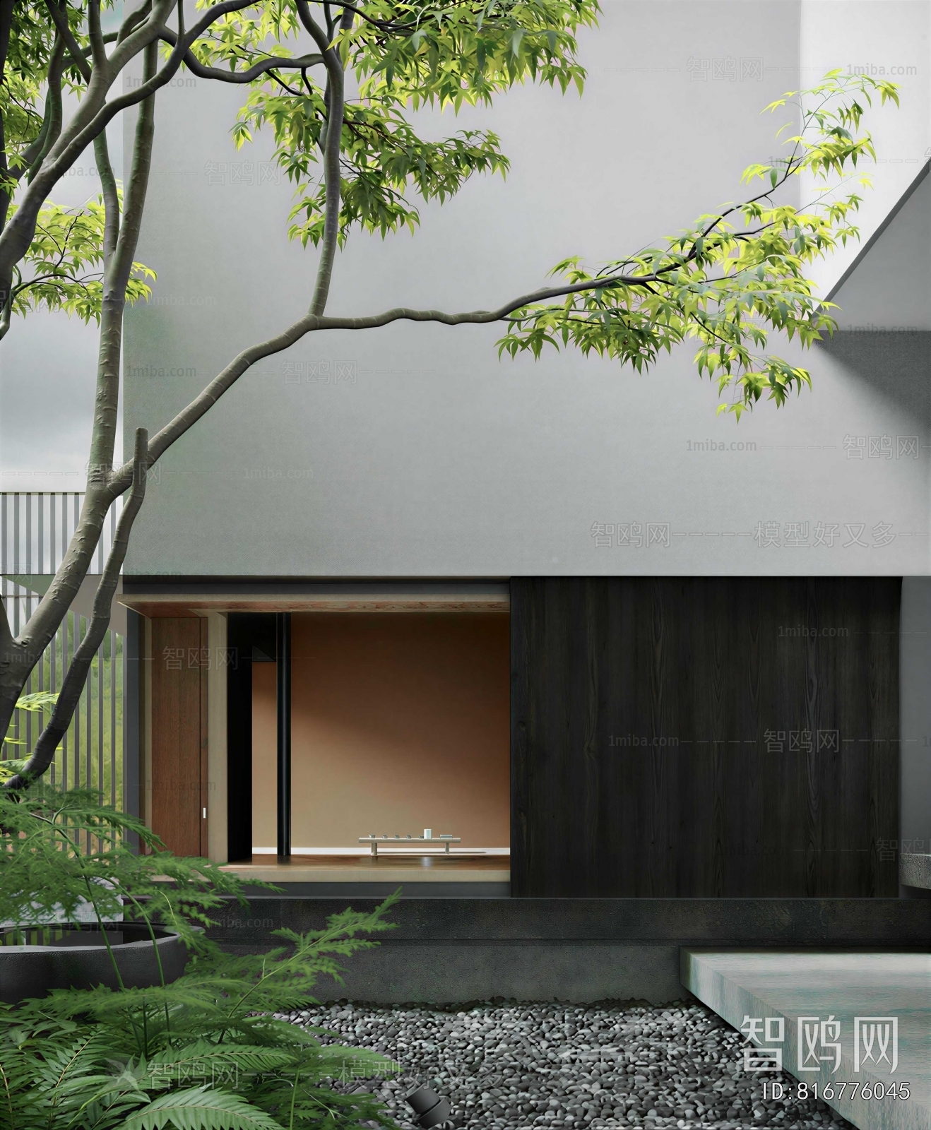 Modern Courtyard/landscape