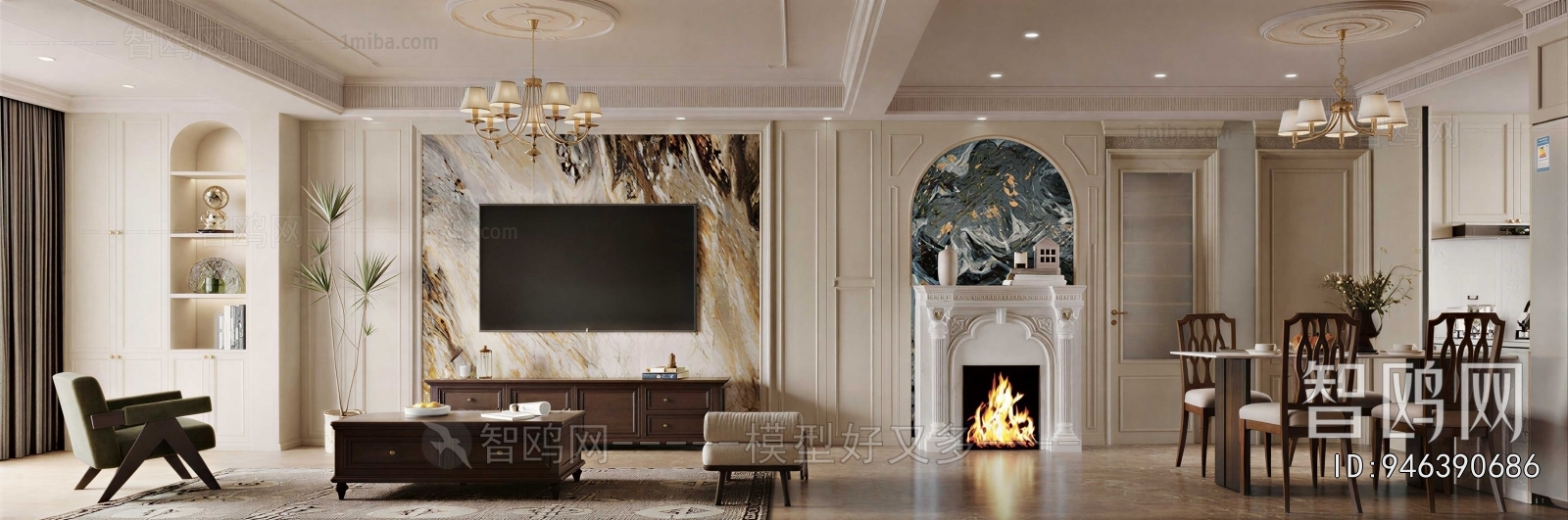 French Style A Living Room