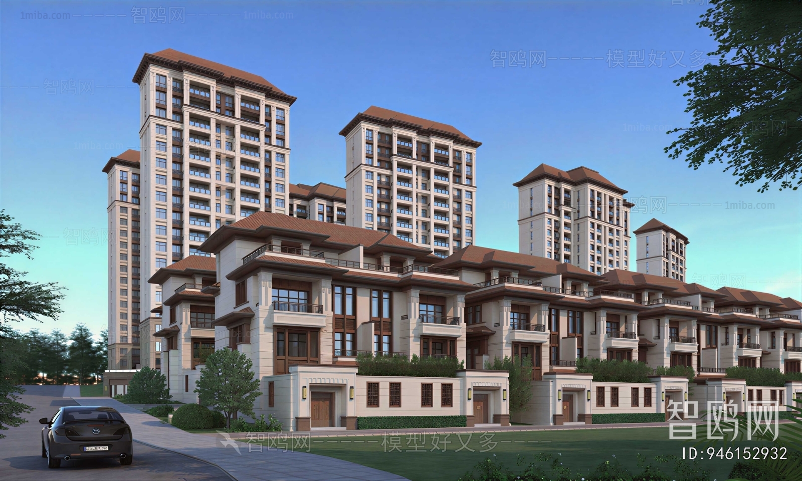 New Chinese Style Townhouse