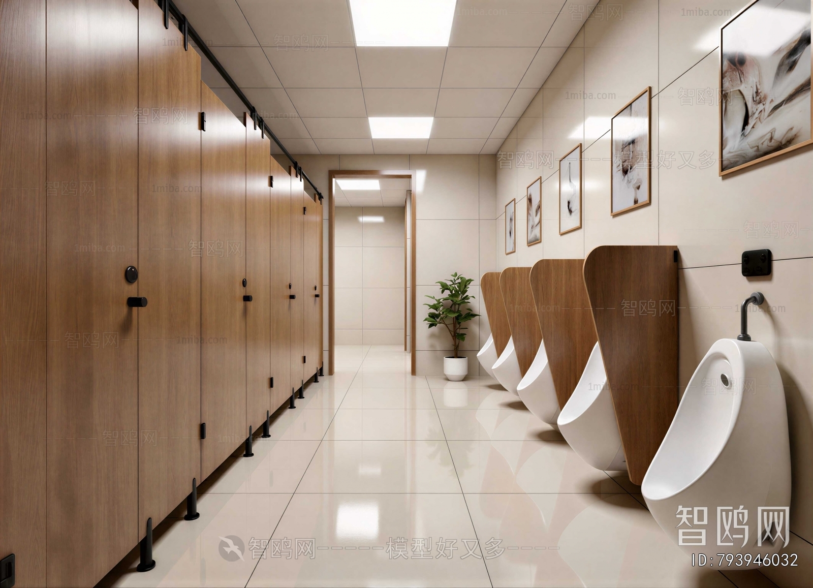 Modern Public Toilet