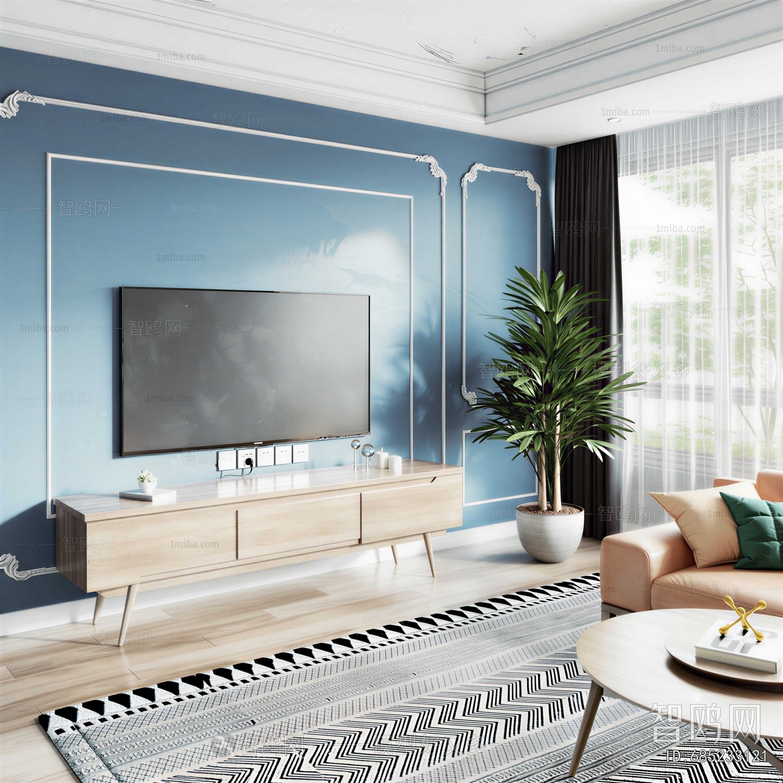 Nordic Style A Living Room