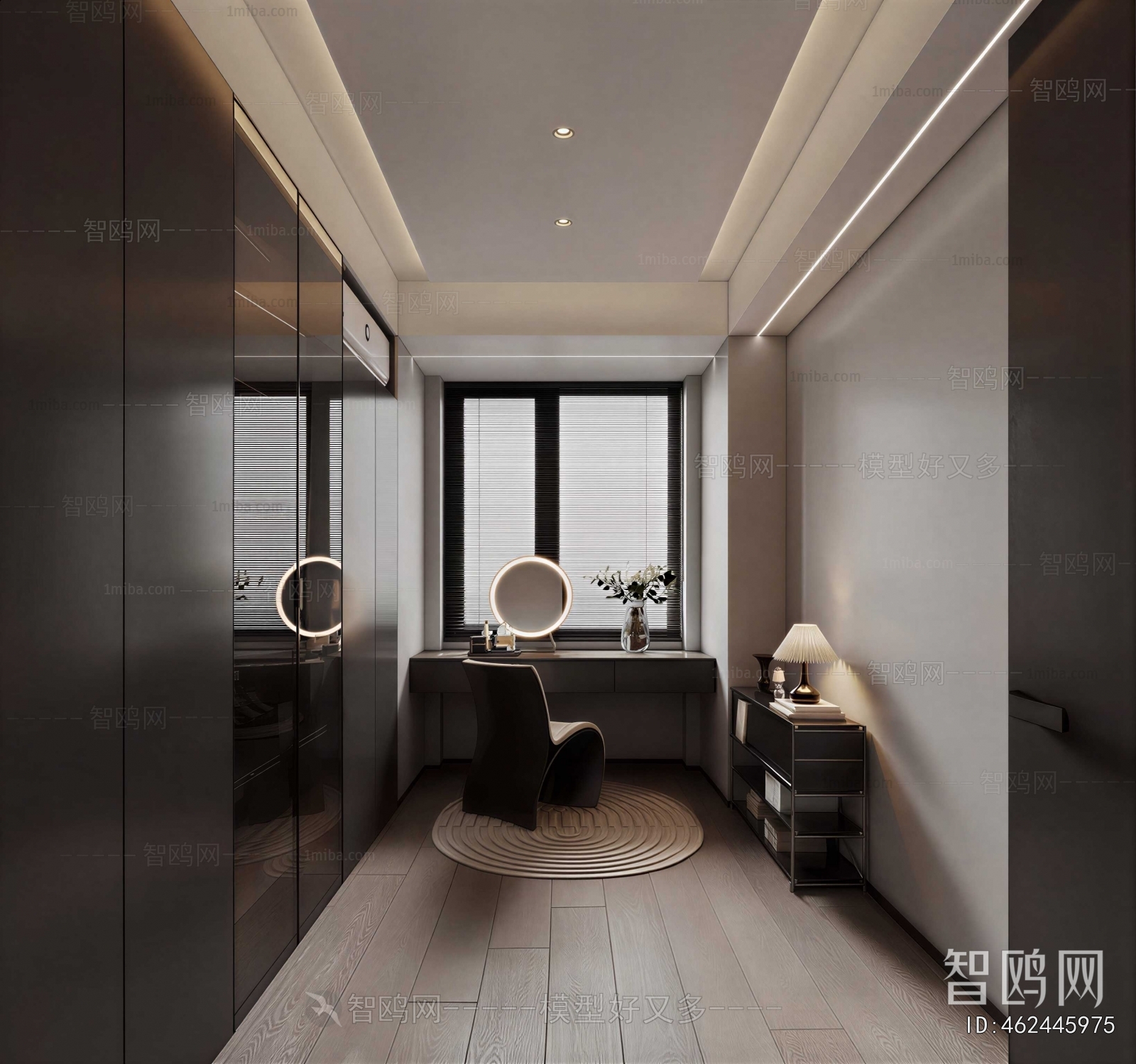 Modern Clothes Storage Area