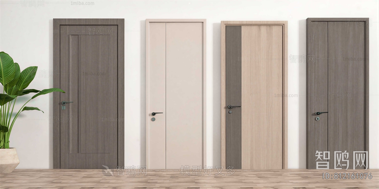 Modern Single Door