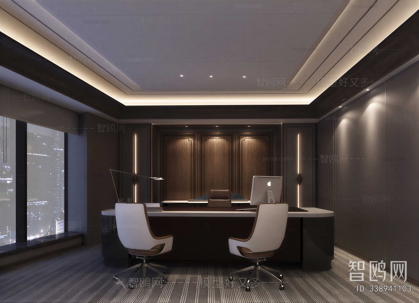 New Chinese Style Manager's Office