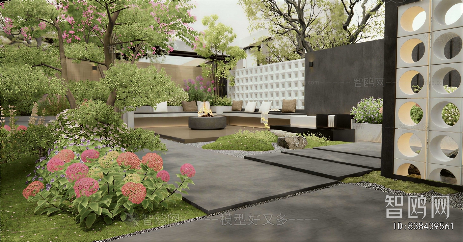 Modern Courtyard/landscape