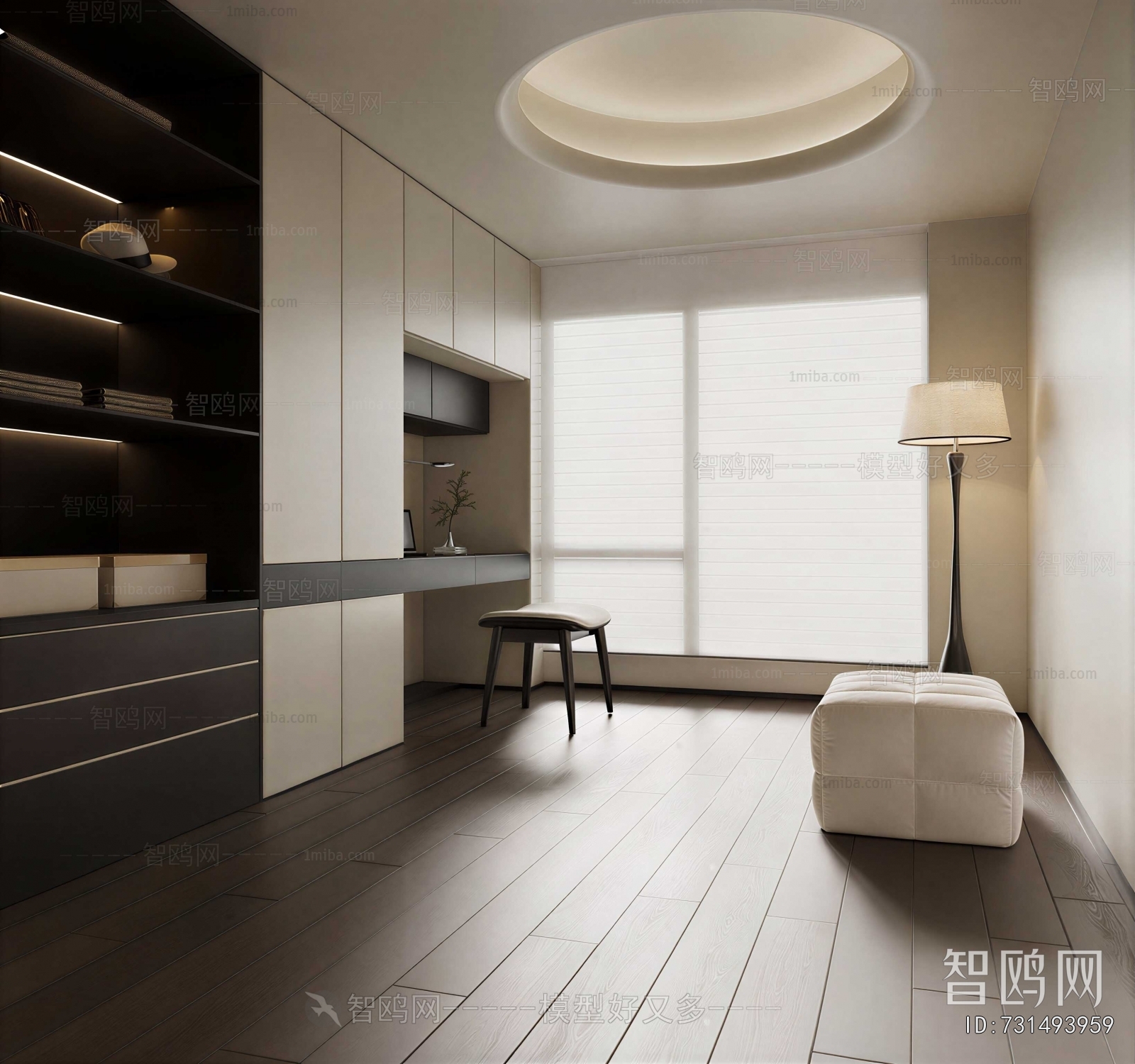 Modern Clothes Storage Area