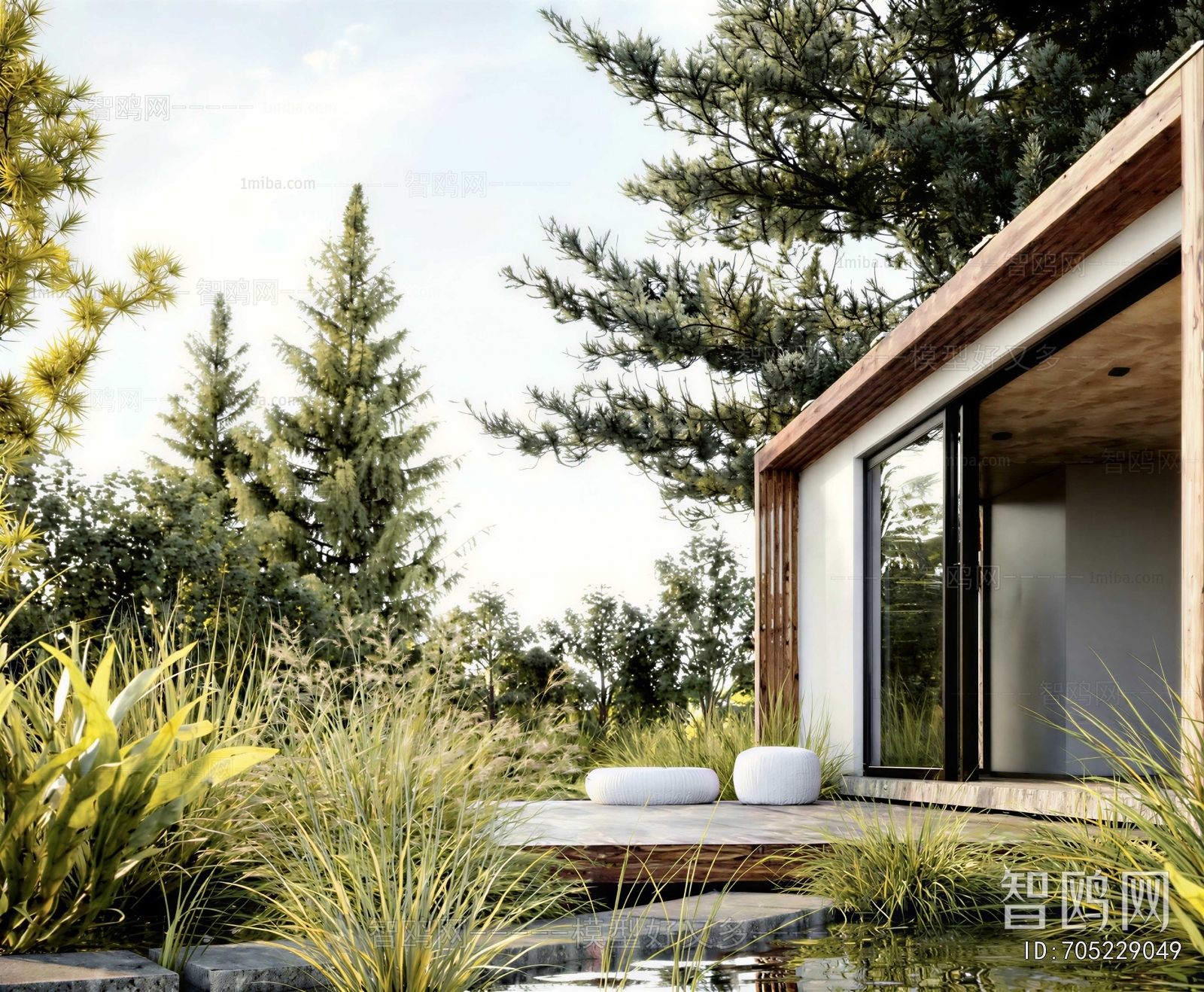 Modern Courtyard/landscape