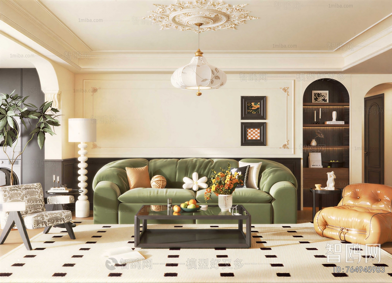 French Style A Living Room