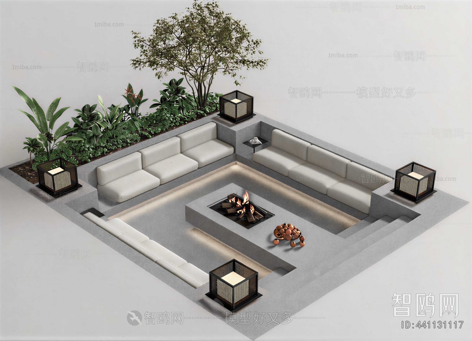 Modern Outdoor Sofa