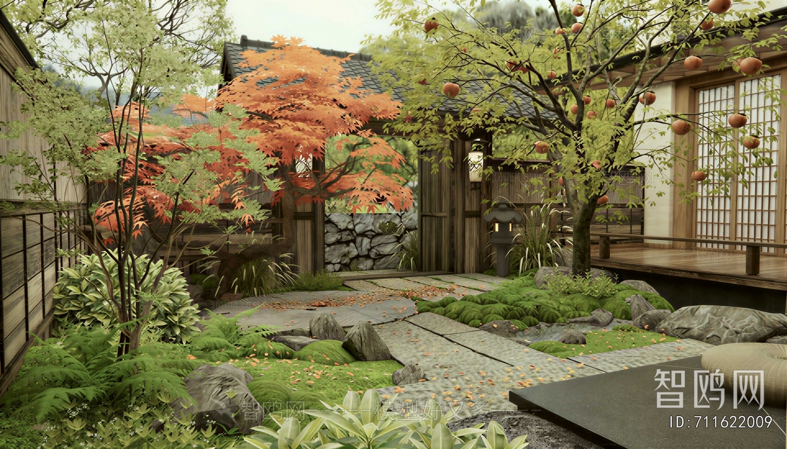 New Chinese Style Courtyard/landscape