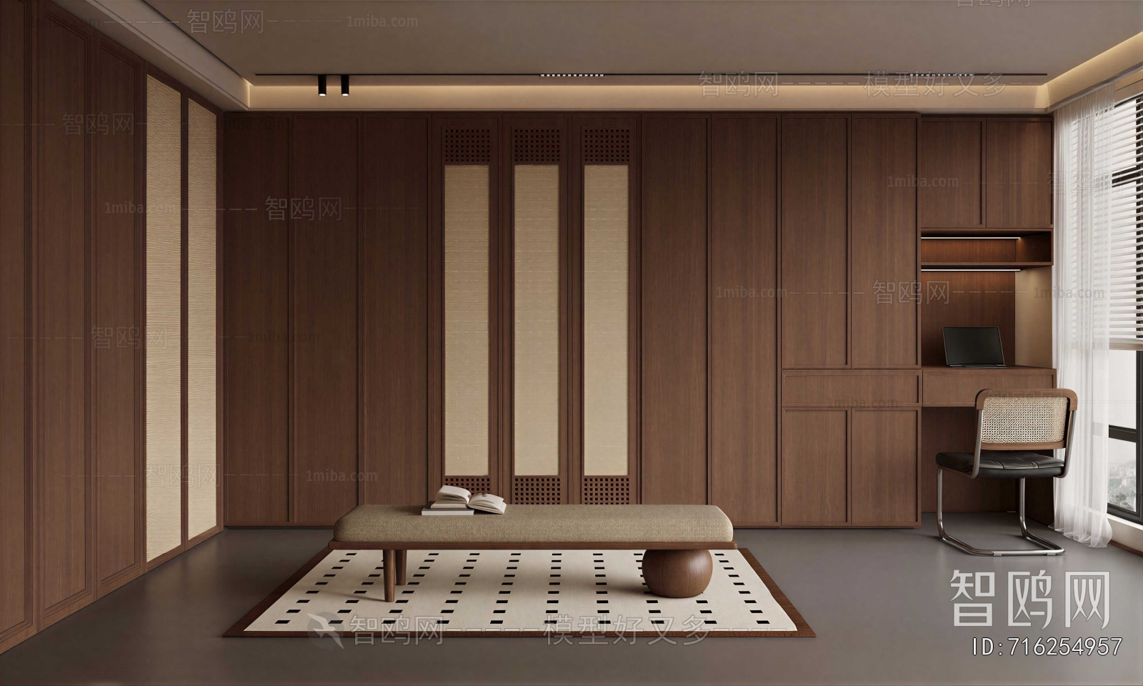 Modern Clothes Storage Area