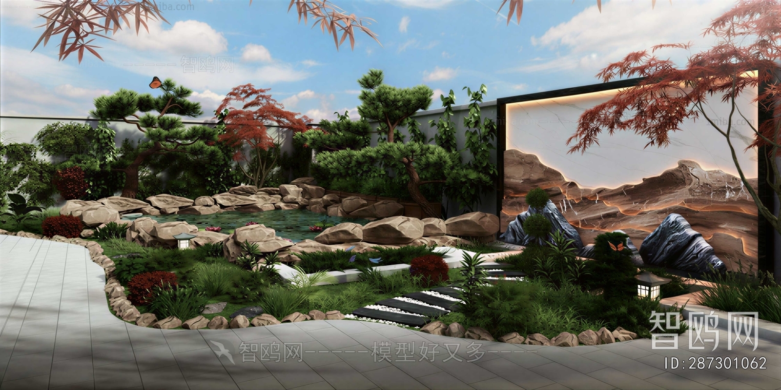 Chinese Style Courtyard/landscape