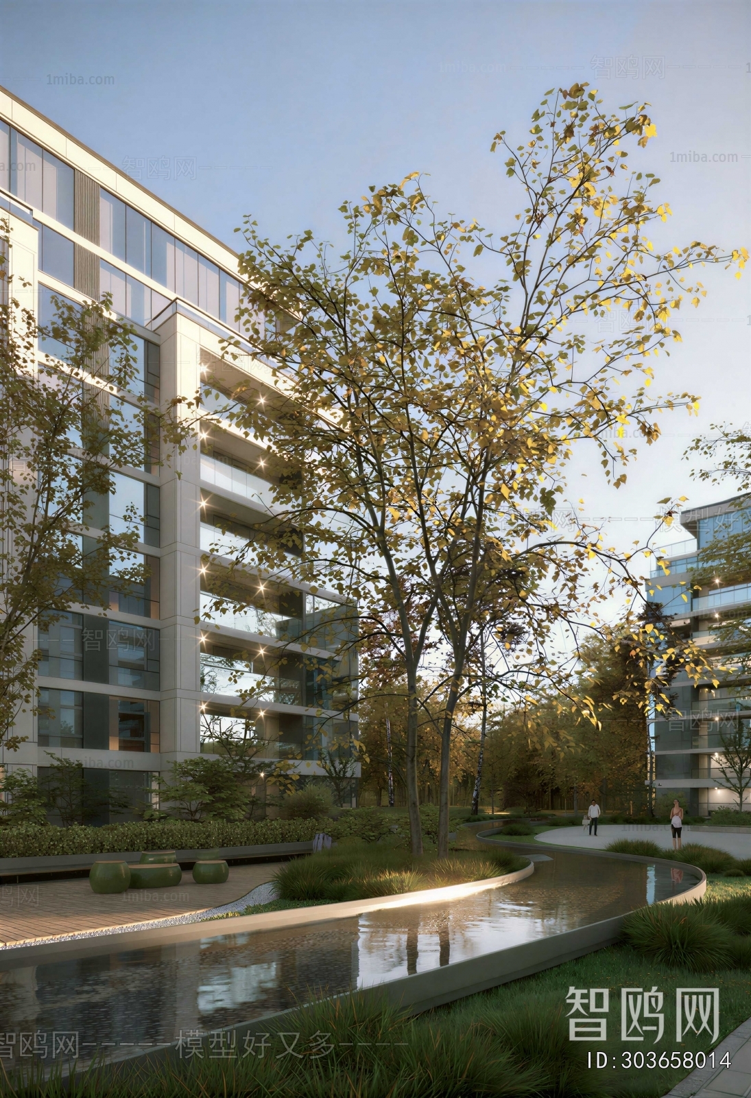 Modern Appearance Of Commercial Building
