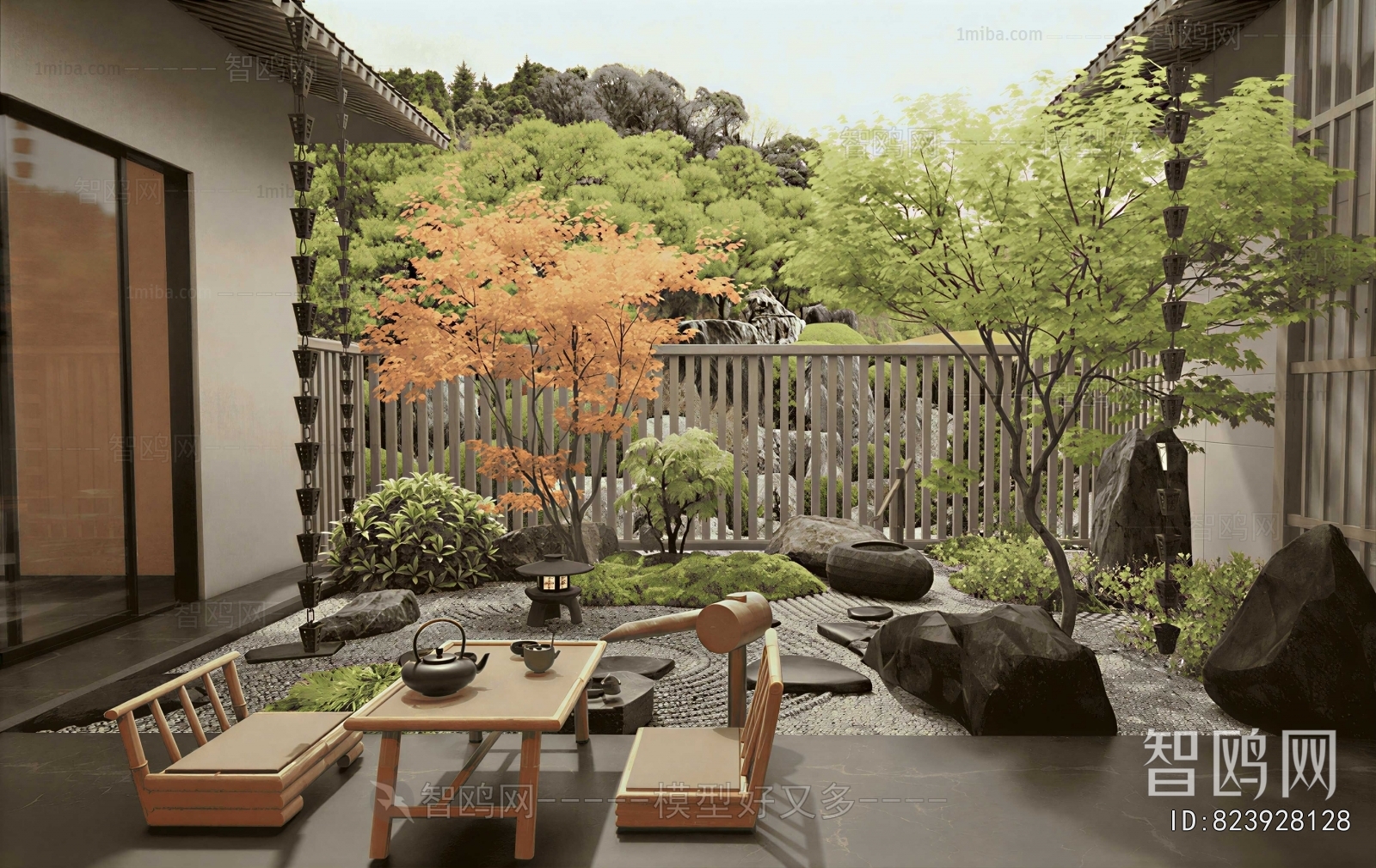 Japanese Style Courtyard/landscape