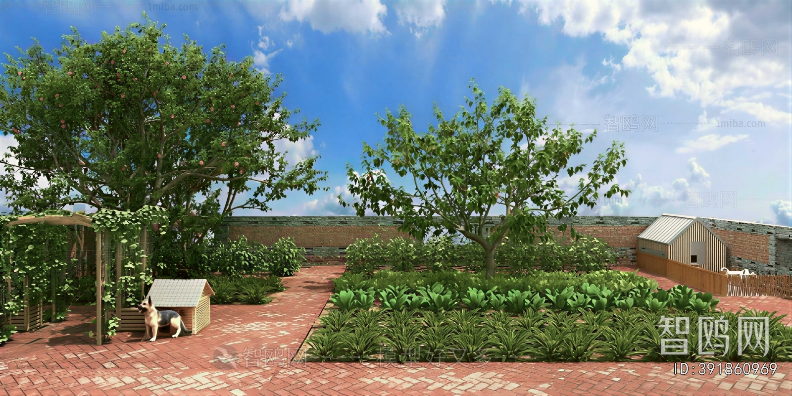Modern Courtyard/landscape