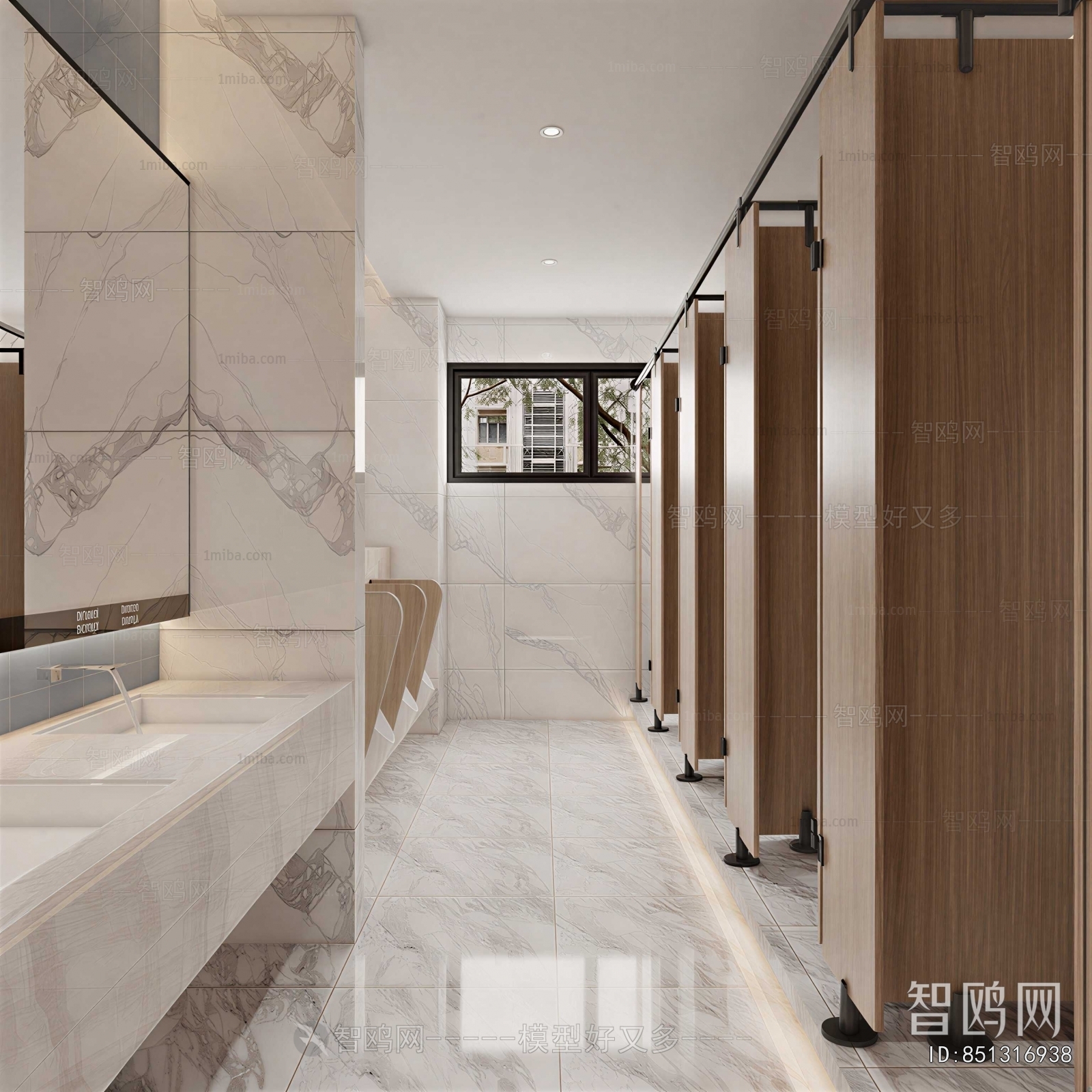 Modern Public Toilet
