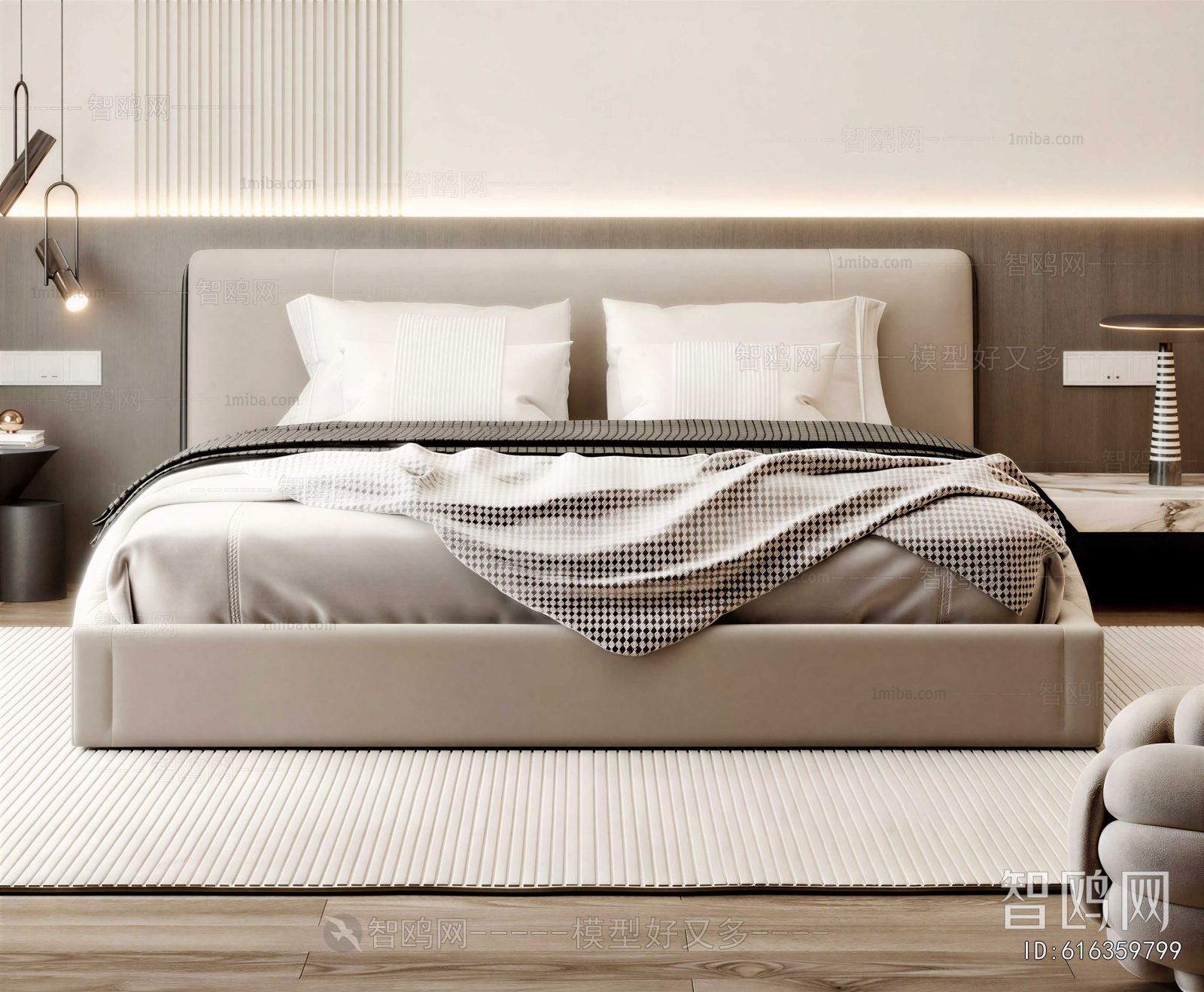 Modern Double Bed