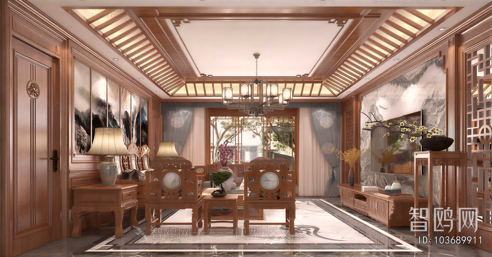 Chinese Style A Living Room