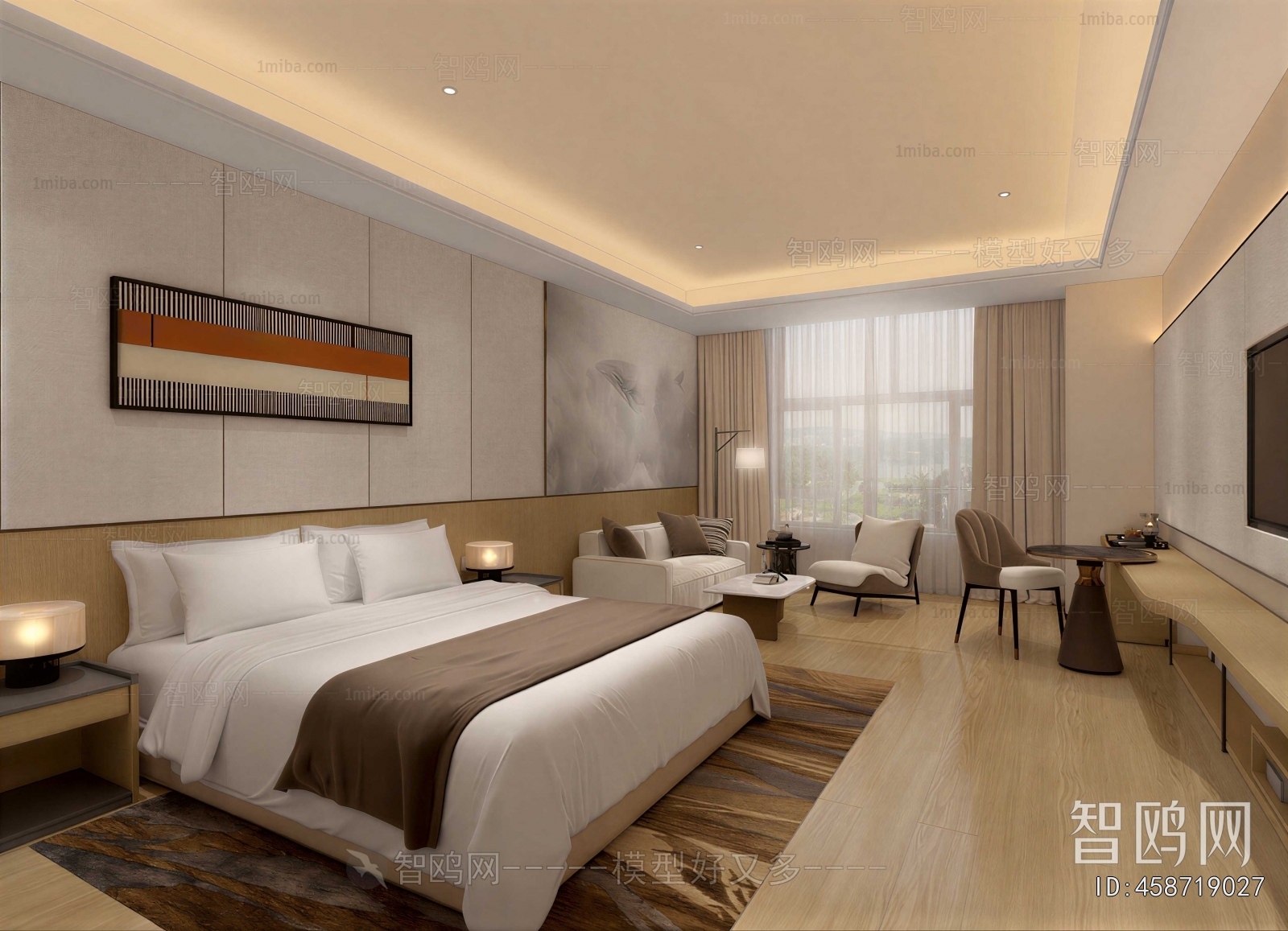 Modern Guest Room