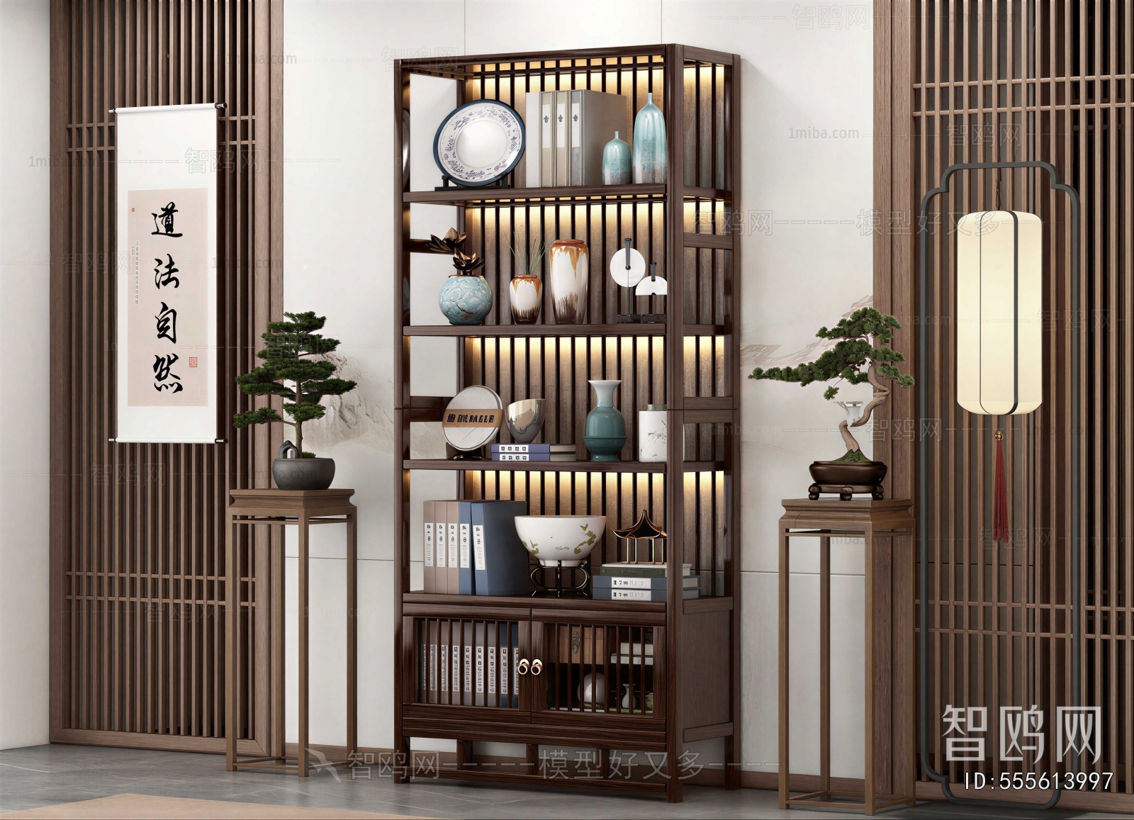 New Chinese Style Antique Rack