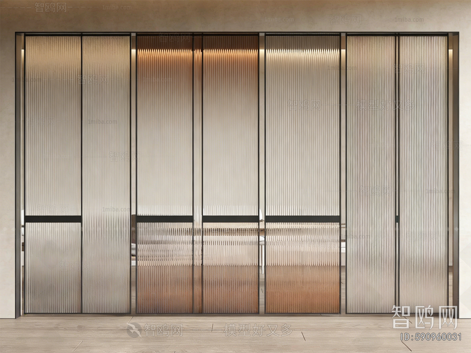 Modern Glass Screen Partition