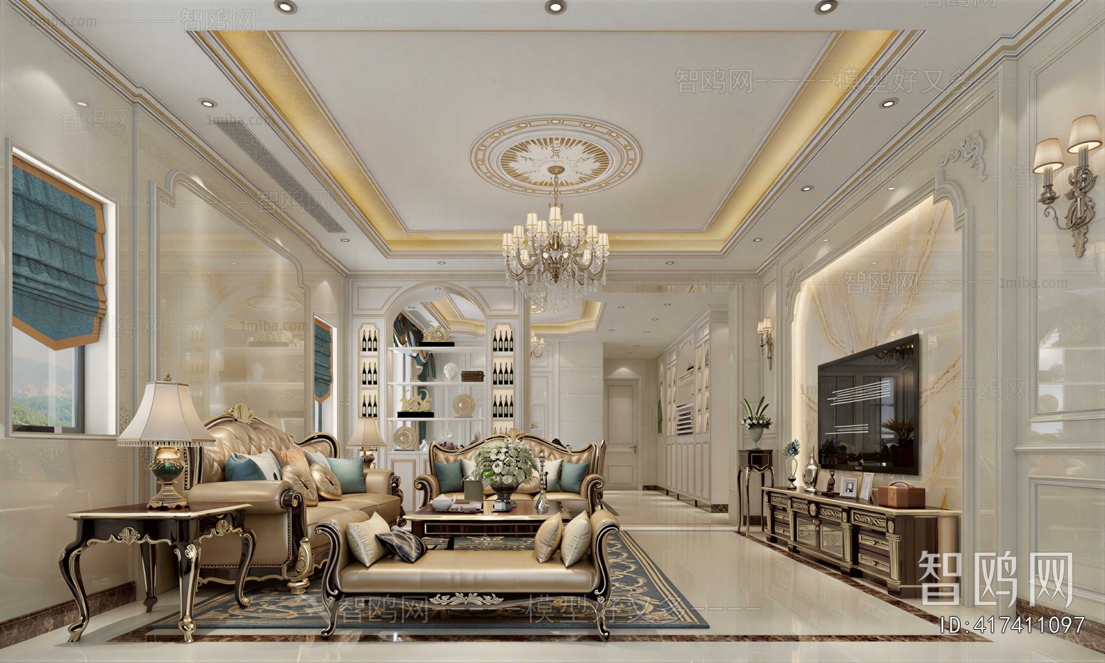 European Style A Living Room