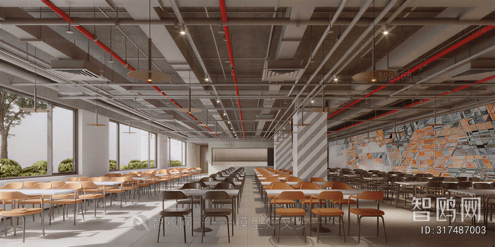 Industrial Style Office Canteen
