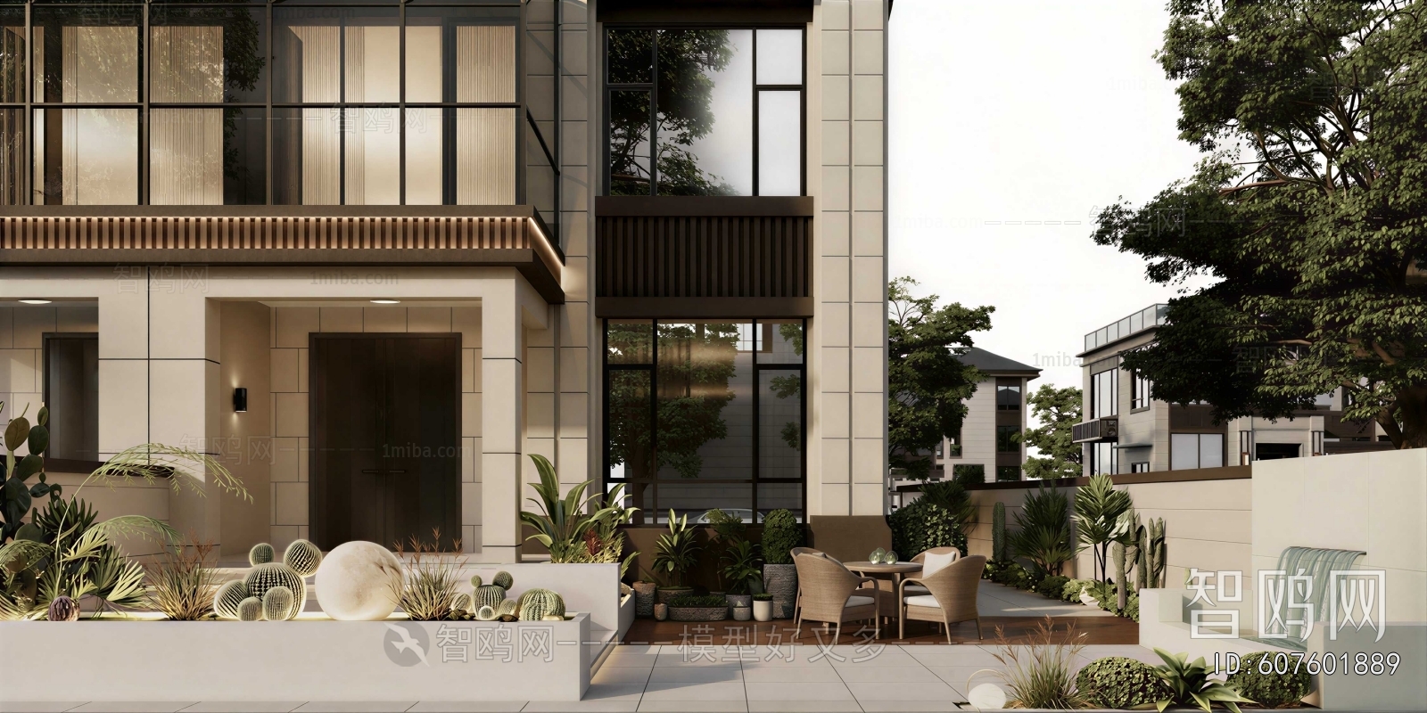 New Chinese Style Courtyard/landscape