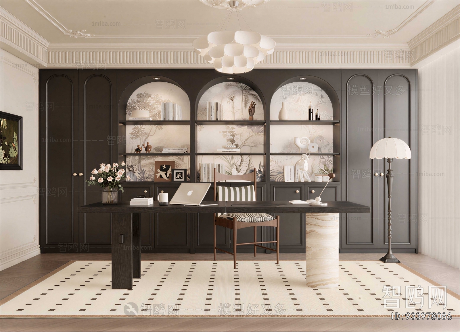 French Style Study Space