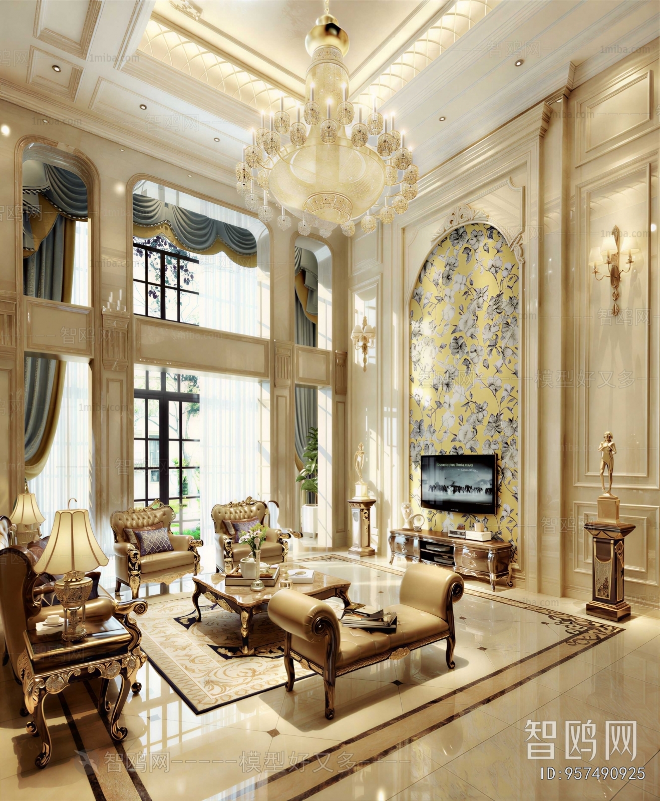 European Style A Living Room