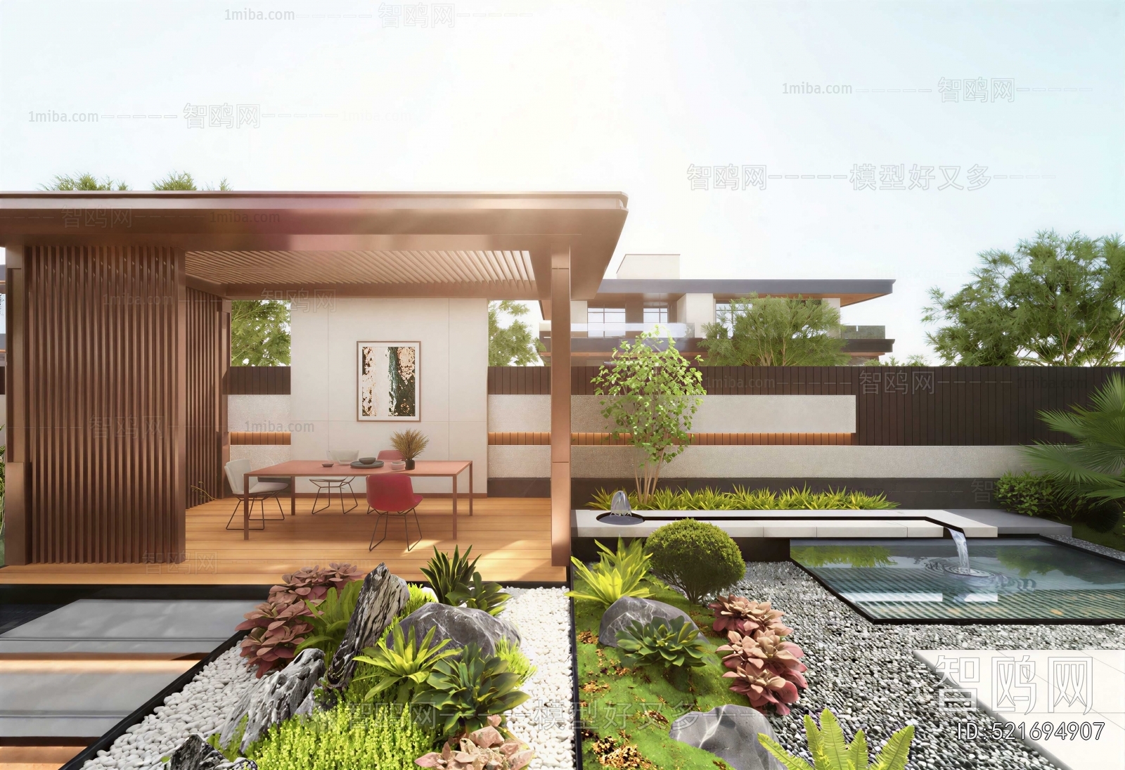 Modern Courtyard/landscape