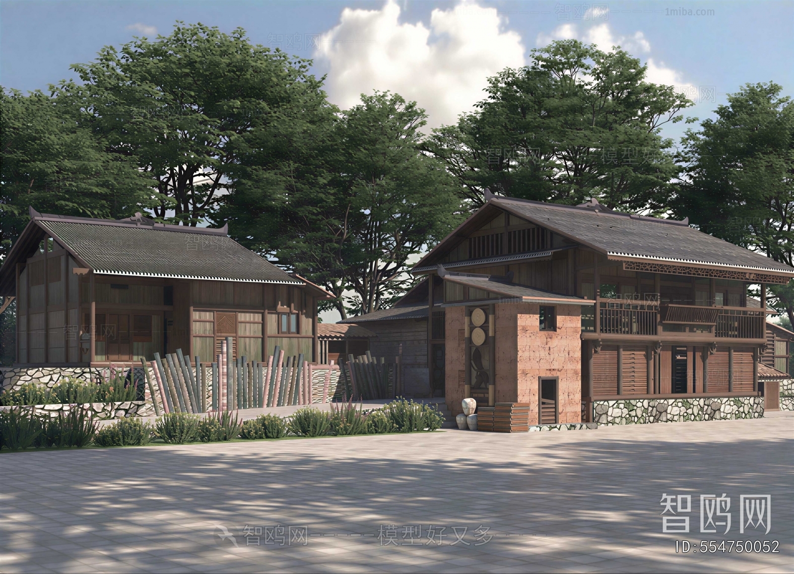 New Chinese Style Courtyard/landscape