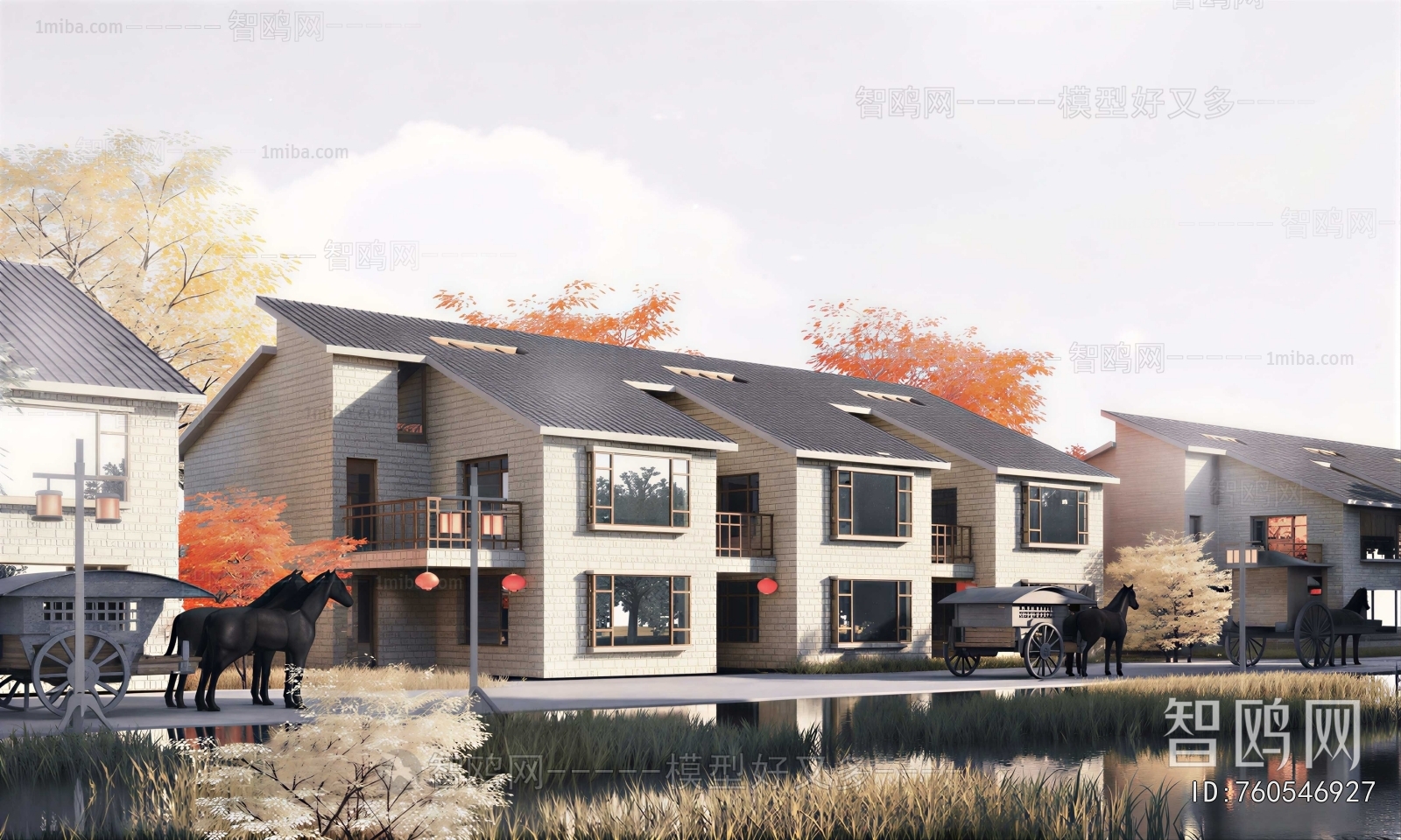 New Chinese Style Townhouse