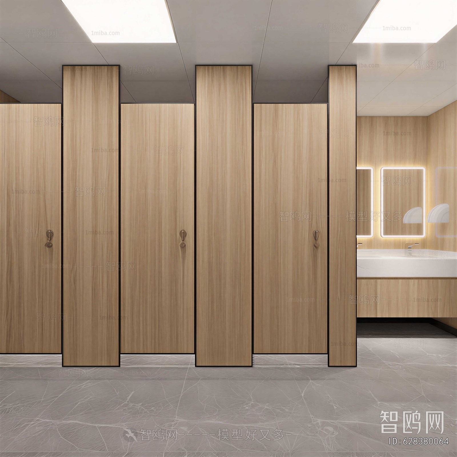 Modern Public Toilet