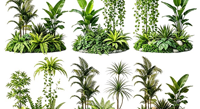 现代景观植物小品组合-3421010