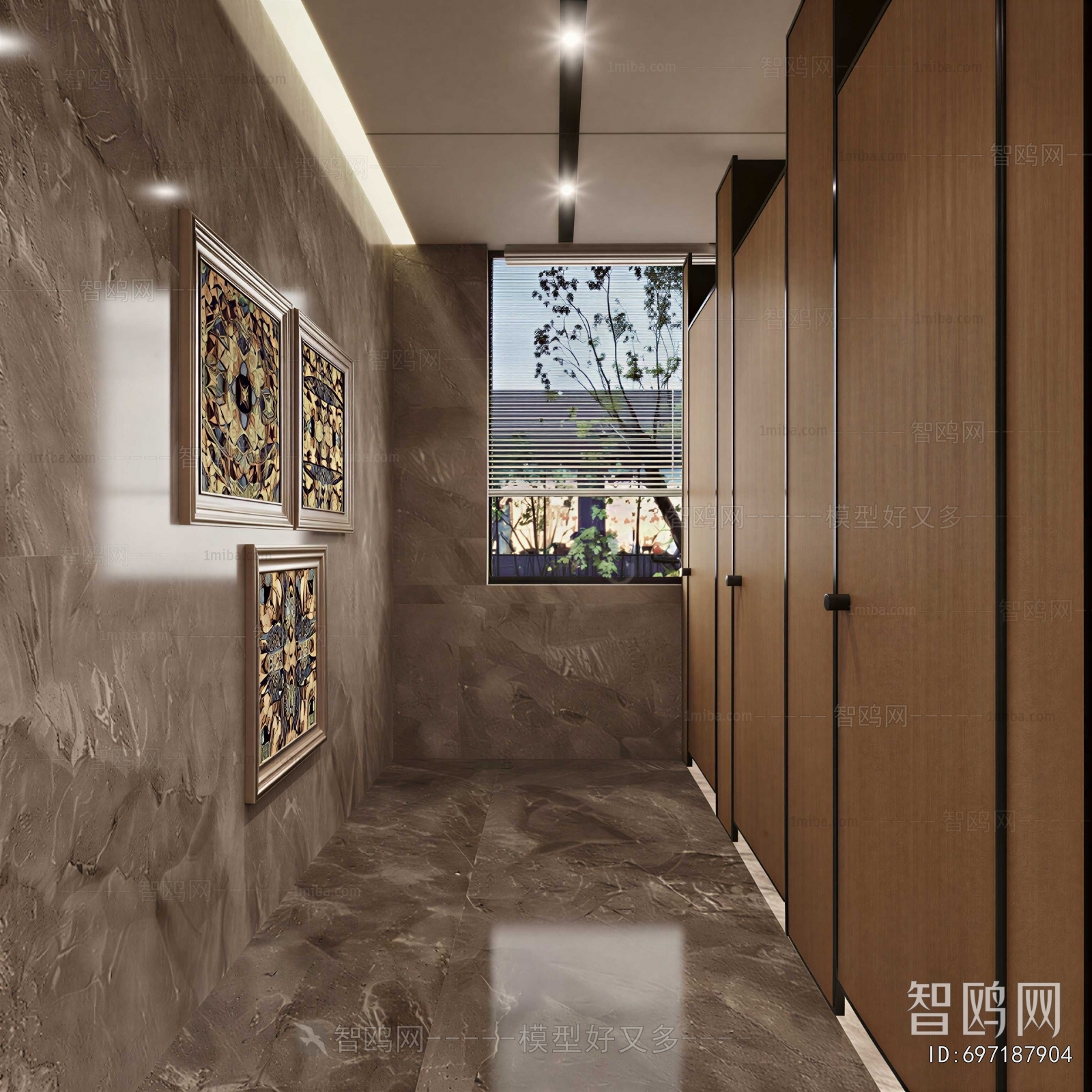 Modern Public Toilet