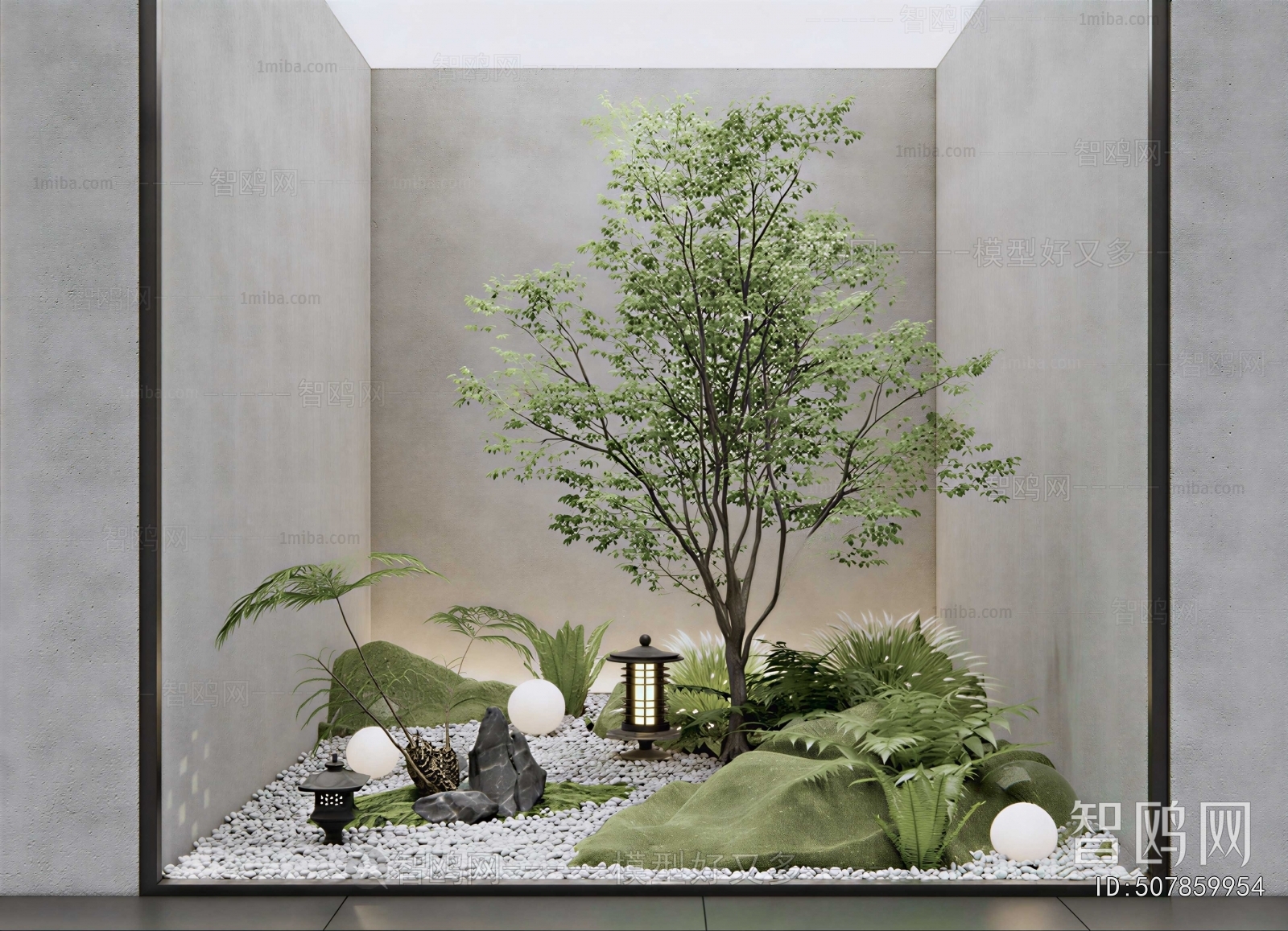 New Chinese Style Plant Landscaping