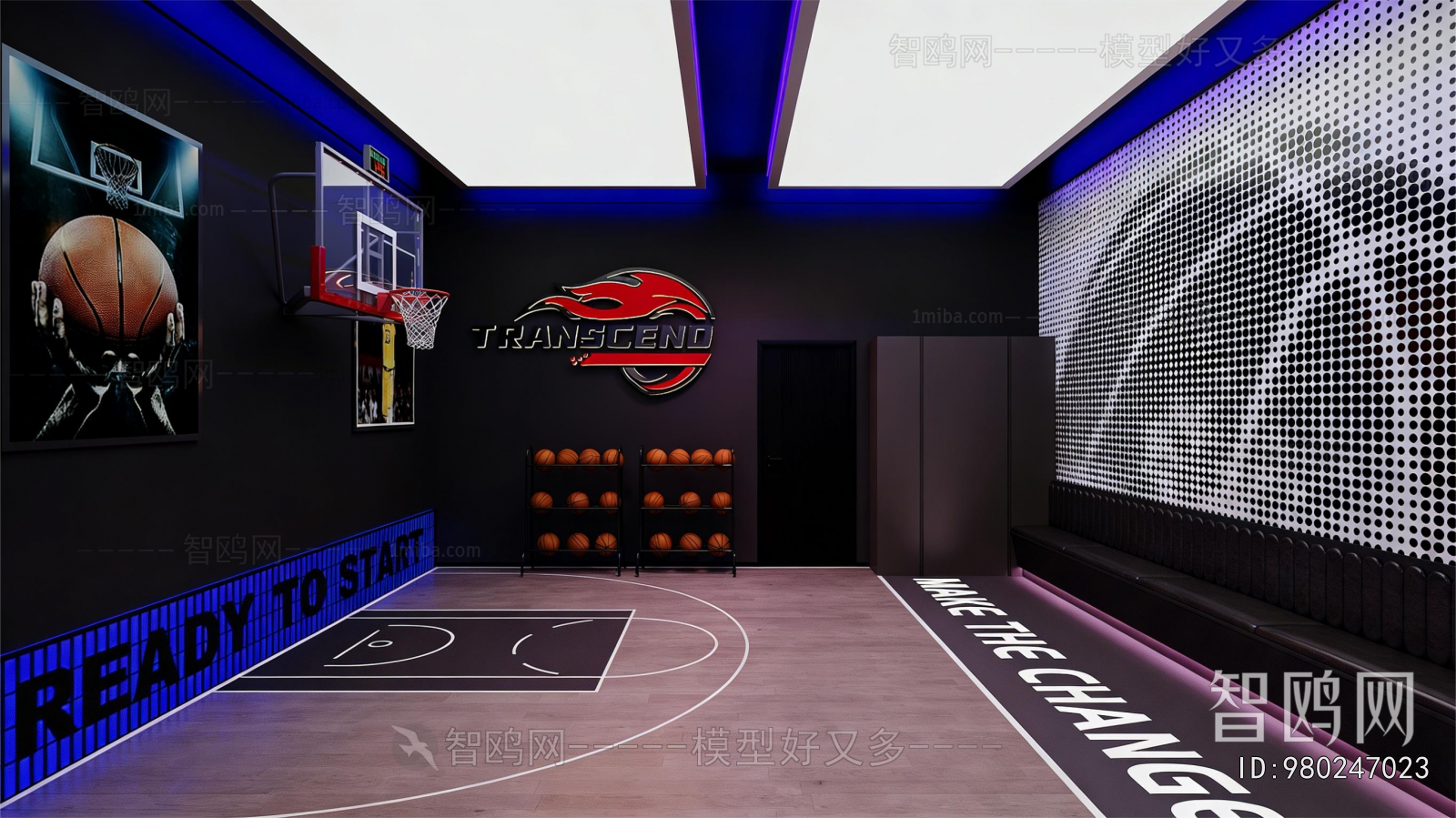 Modern Basketball Arena