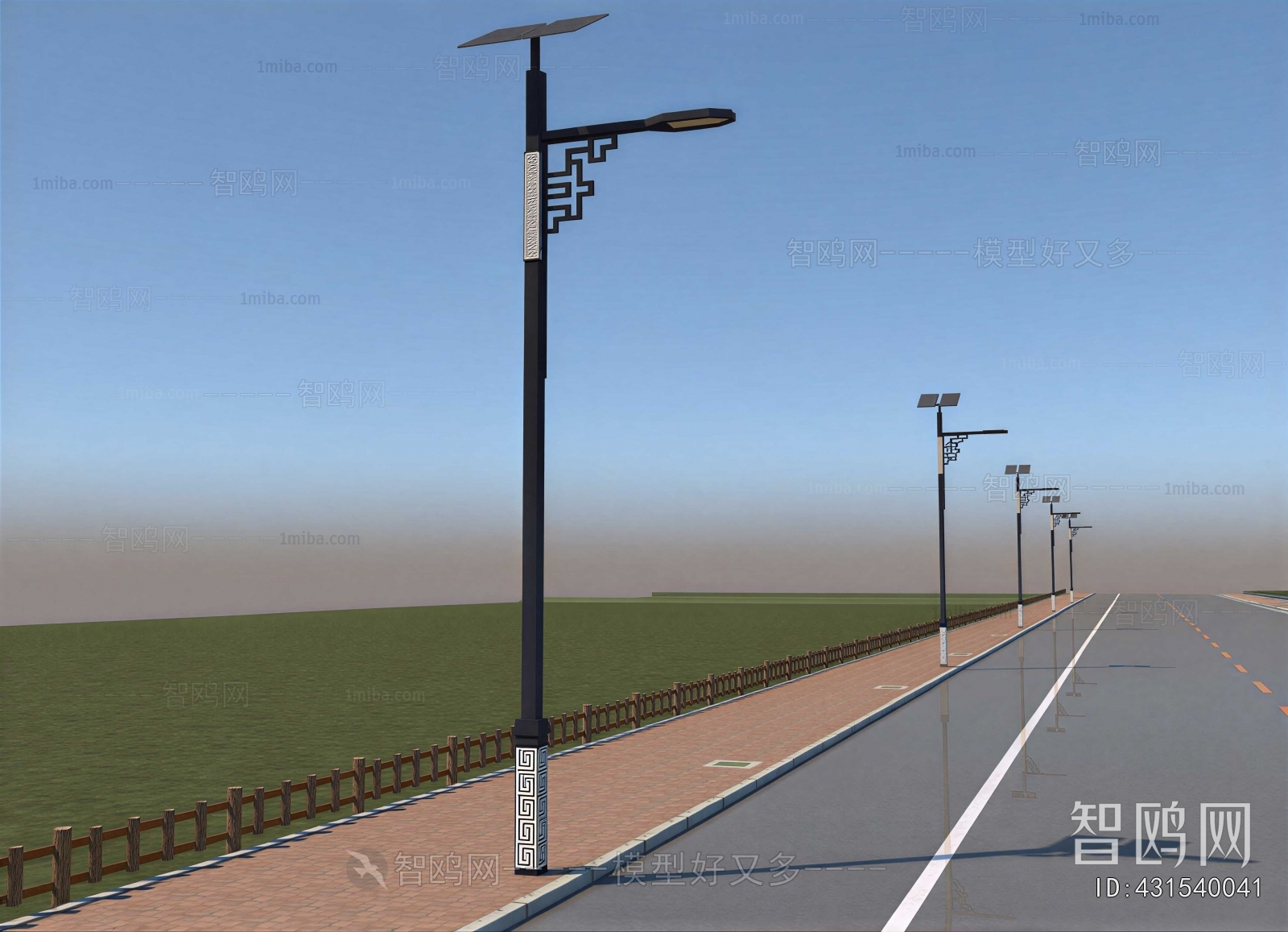 New Chinese Style Road
