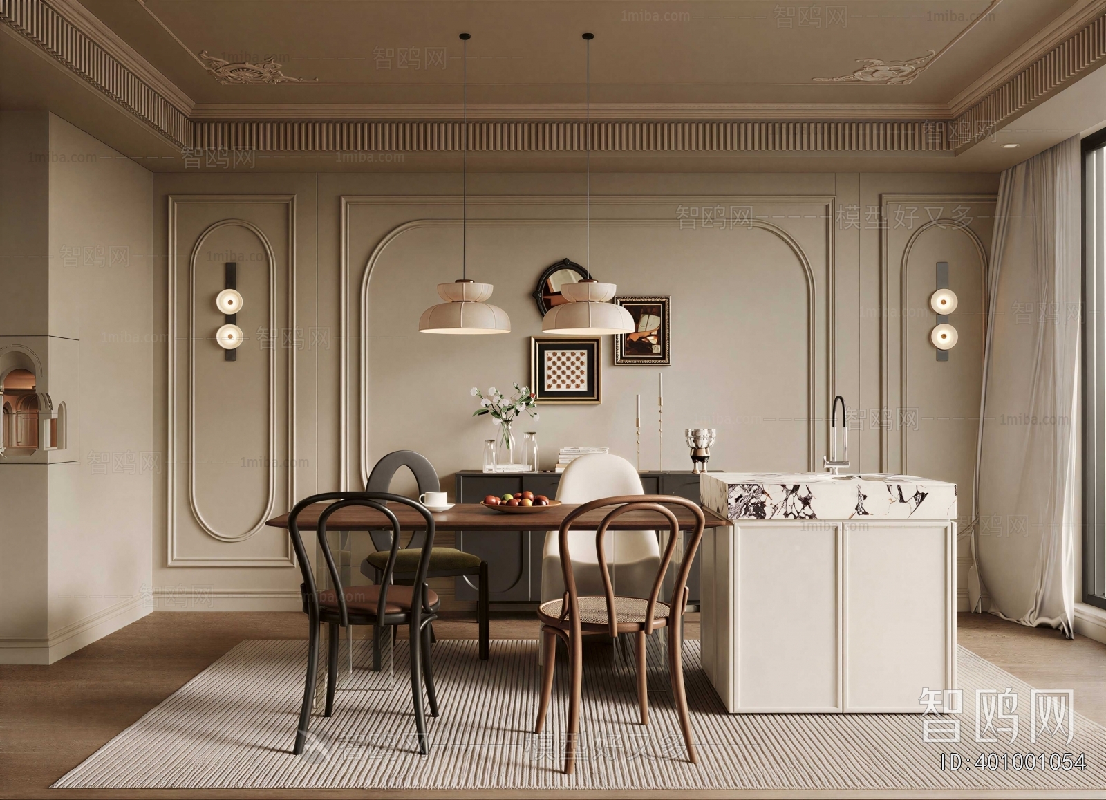 French Style Dining Room