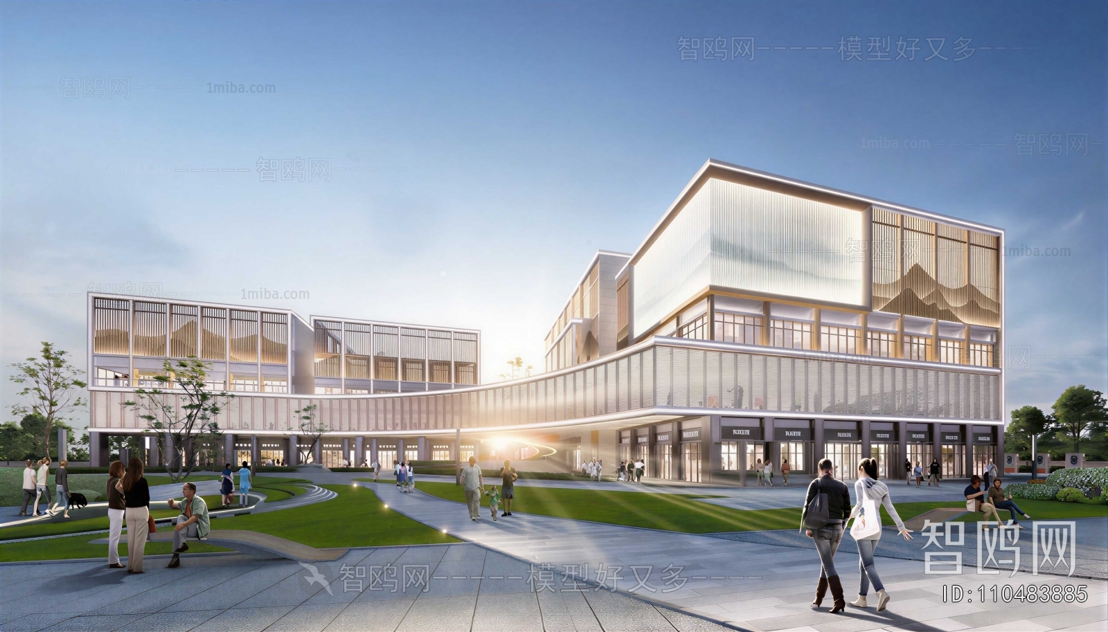 Modern Appearance Of Commercial Building