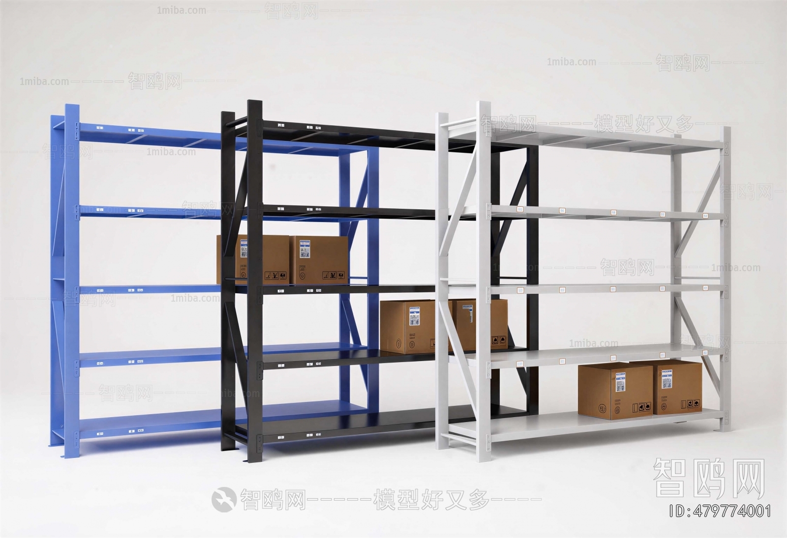 Modern Supermarket Shelf