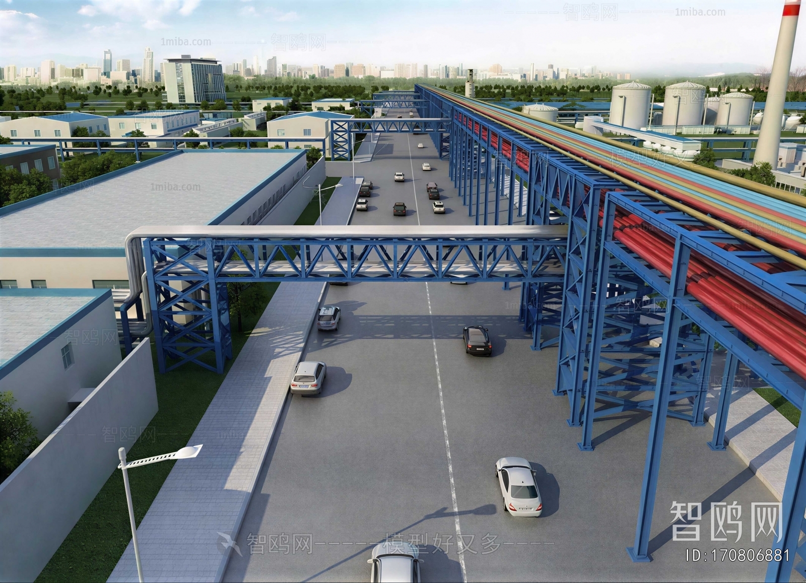 Modern Industrial Building